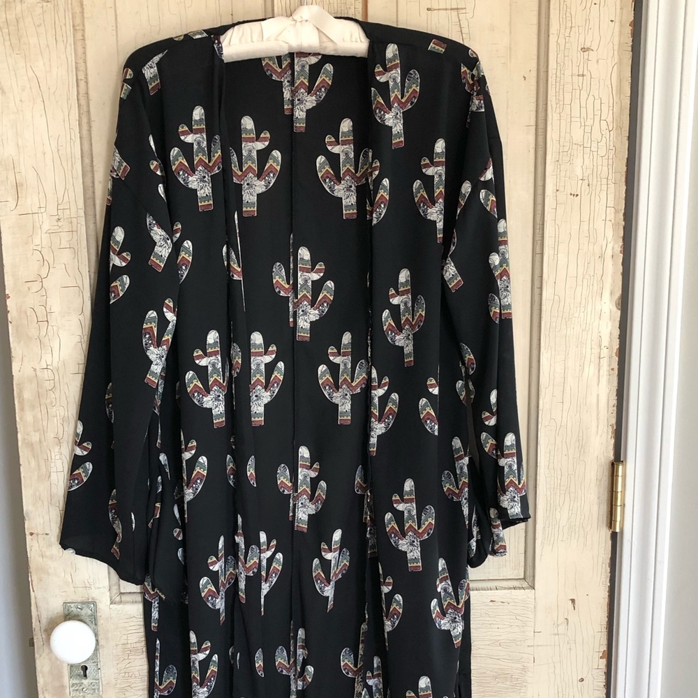Western/Boho Cactus Duster